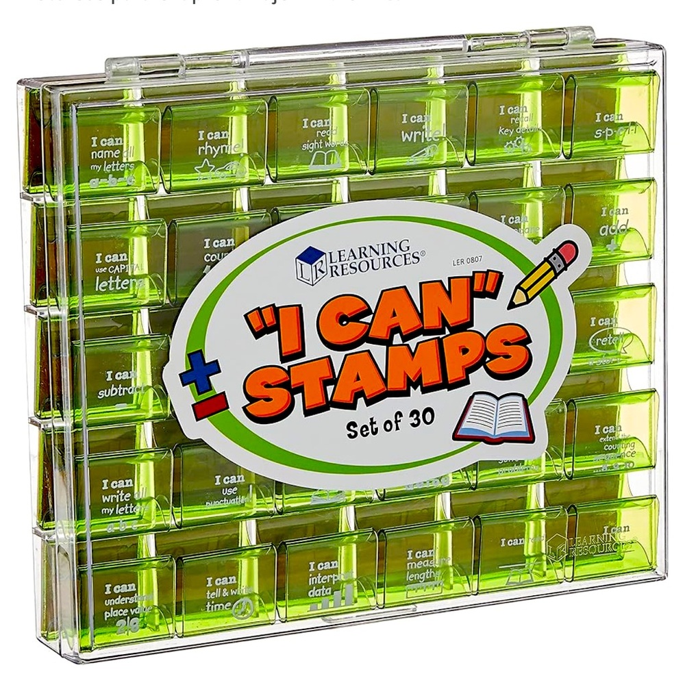 Learning Resources I CAN Stamps Teachers Incentive achieve academic goals